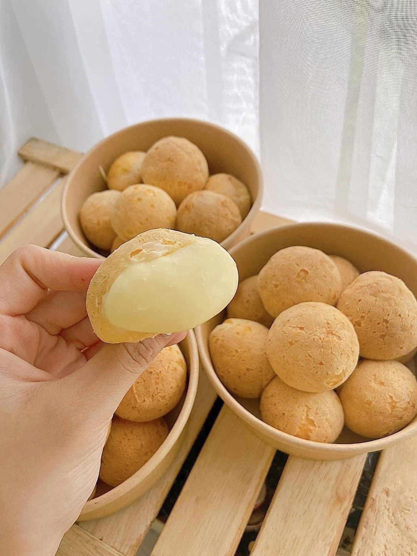 Bánh mochi phô mai kéo sợi mềm dẻo